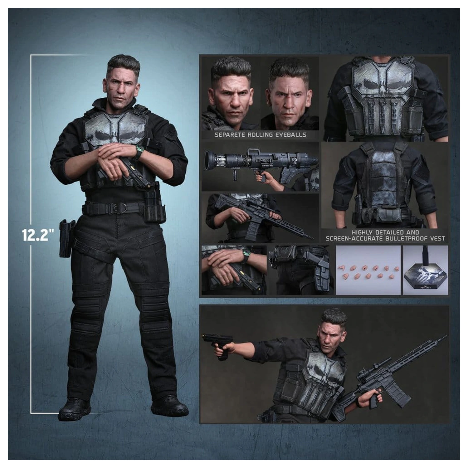Marvel akční figurka 1/6 The Punisher 31 cm fotografii produktu