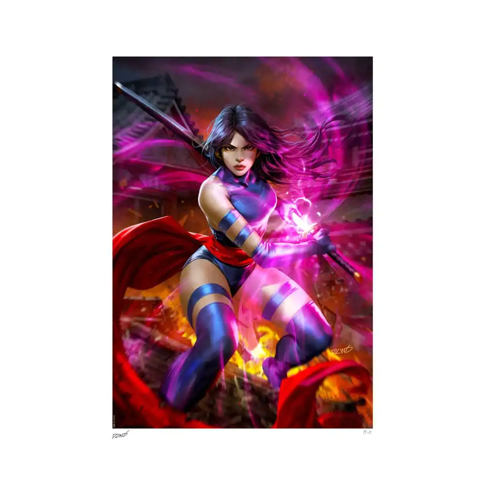 Marvel Art Print Psylocke 46 x 61 cm - bez rámu fotografii produktu