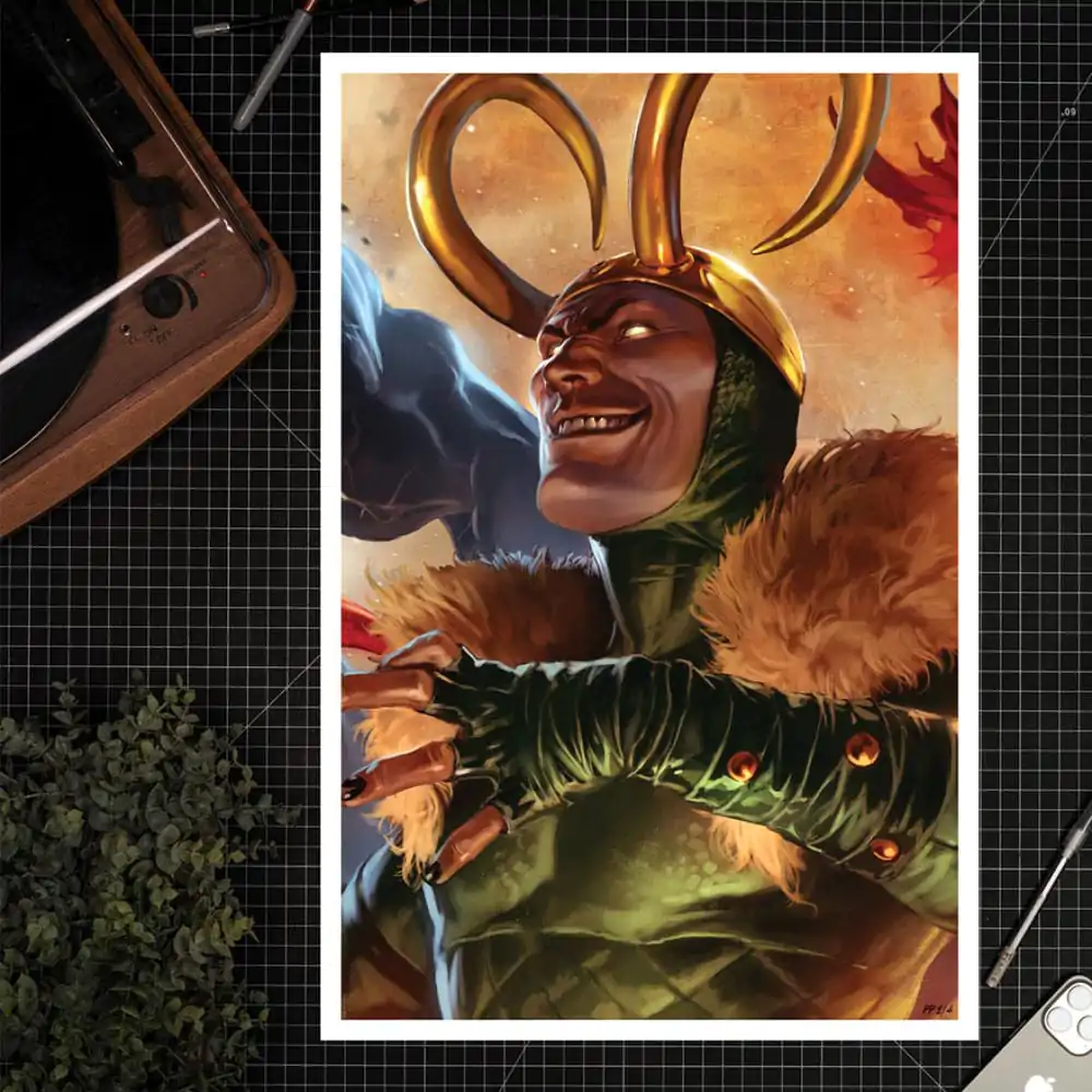 Marvel Art Print Siege Loki 61 x 41 cm - bez rámu fotografii produktu
