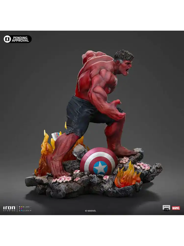 Marvel Art Scale Socha 1/10 Red Hulk 23 cm fotografii produktu