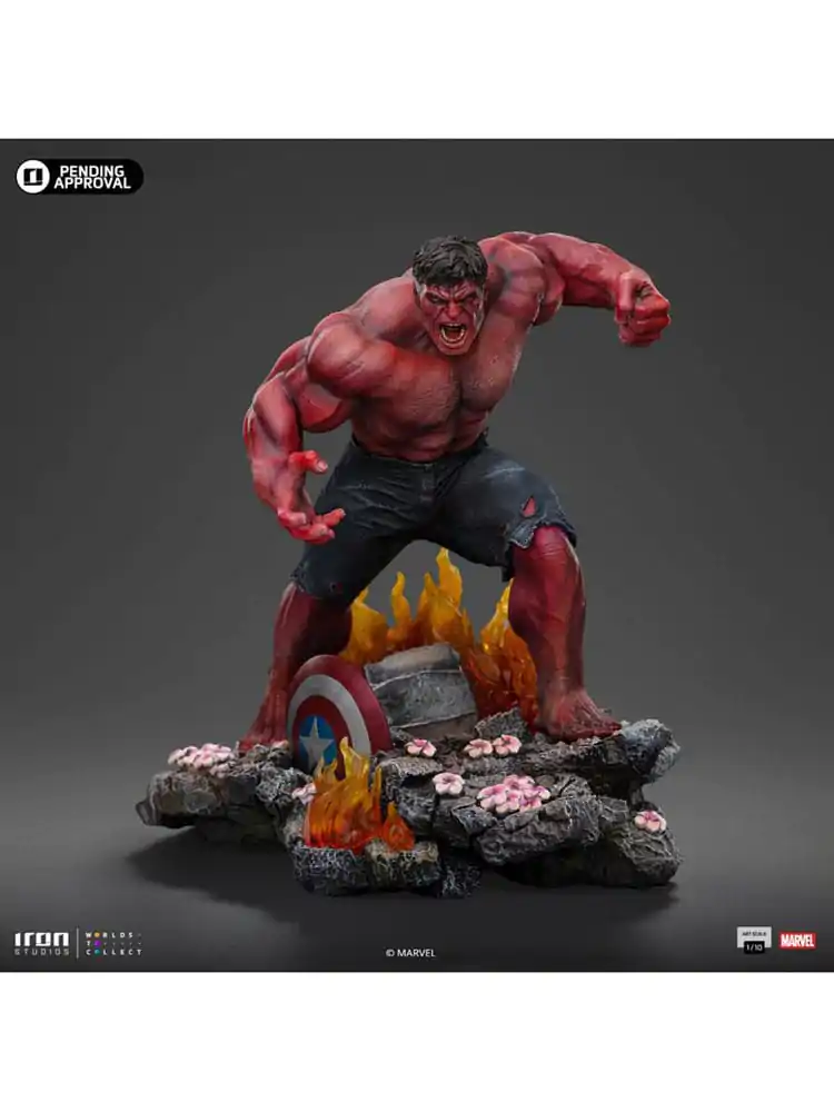 Marvel Art Scale Socha 1/10 Red Hulk 23 cm fotografii produktu