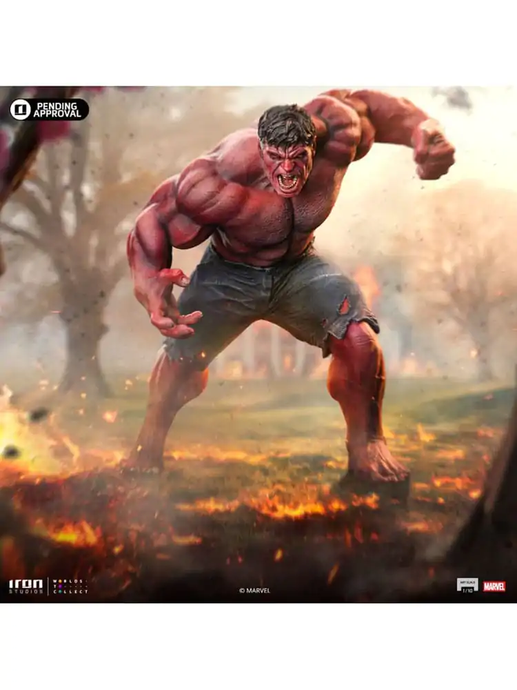 Marvel Art Scale Socha 1/10 Red Hulk 23 cm fotografii produktu