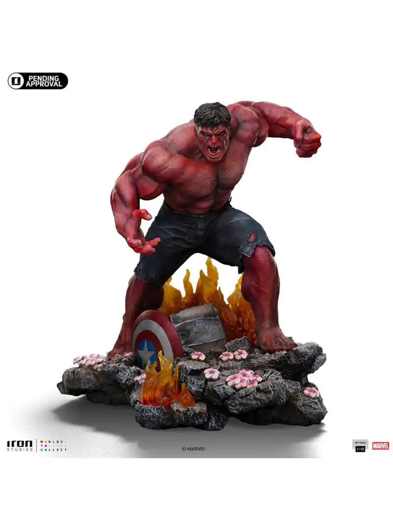 Marvel Art Scale Socha 1/10 Red Hulk 23 cm fotografii produktu