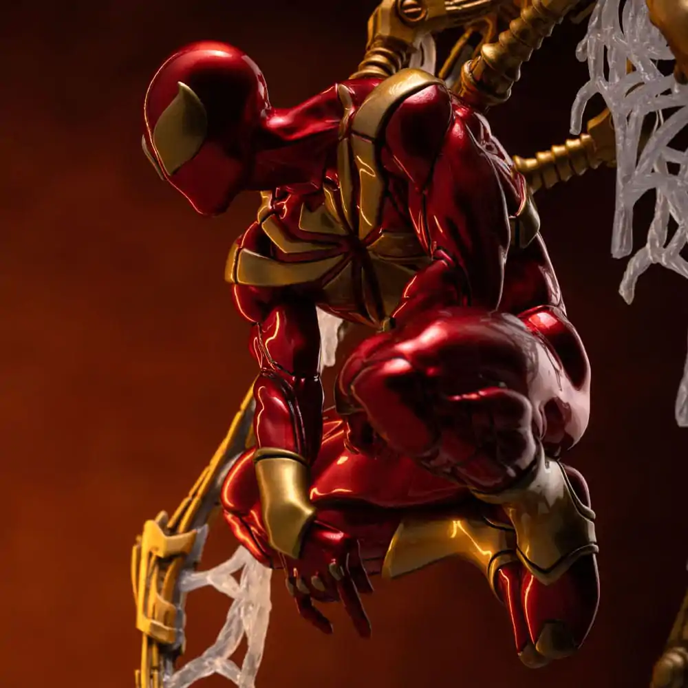 Marvel Art Scale Deluxe Socha 1/10 Spider-man Iron Armor Comics (CCXP Exclusive 2024) 24 cm fotografii produktu