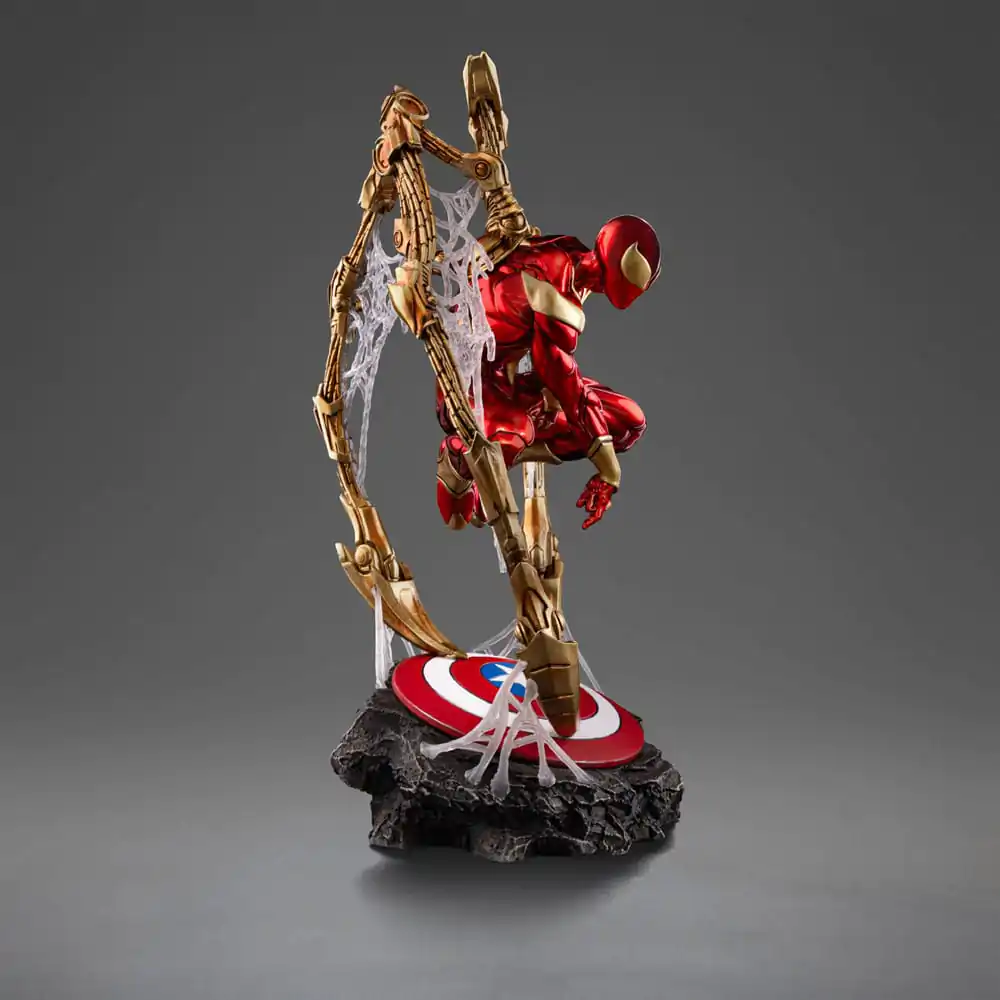 Marvel Art Scale Deluxe Socha 1/10 Spider-man Iron Armor Comics (CCXP Exclusive 2024) 24 cm fotografii produktu