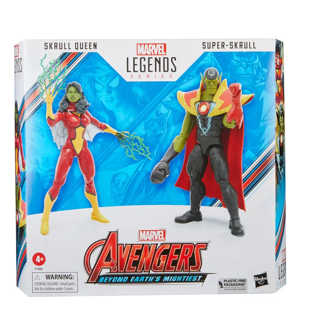 Akční figurky Avengers Marvel Legends Skrull Queen & Super-Skrull 15 cm fotografii produktu