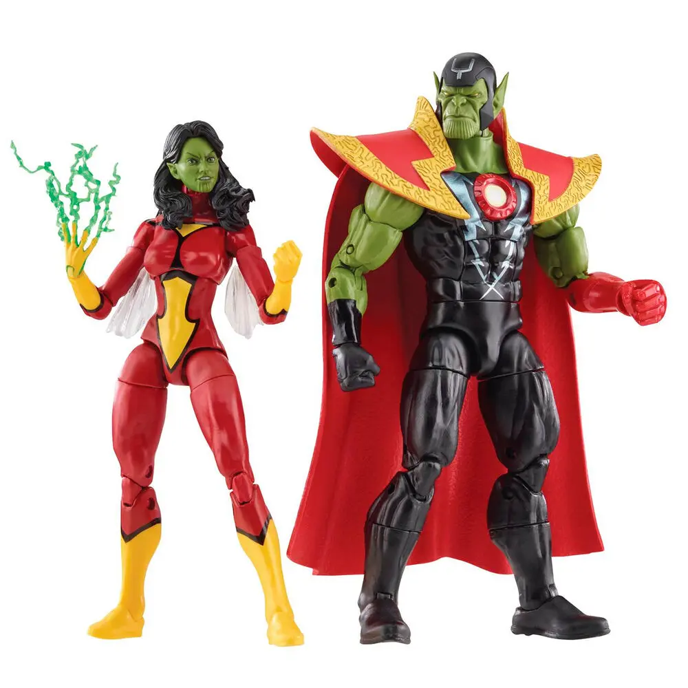 Akční figurky Avengers Marvel Legends Skrull Queen & Super-Skrull 15 cm fotografii produktu