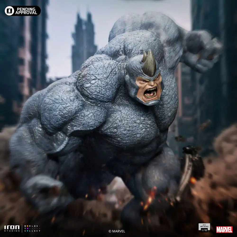 Marvel BDS Art Scale Socha 1/10 Rhino 26 cm fotografii produktu