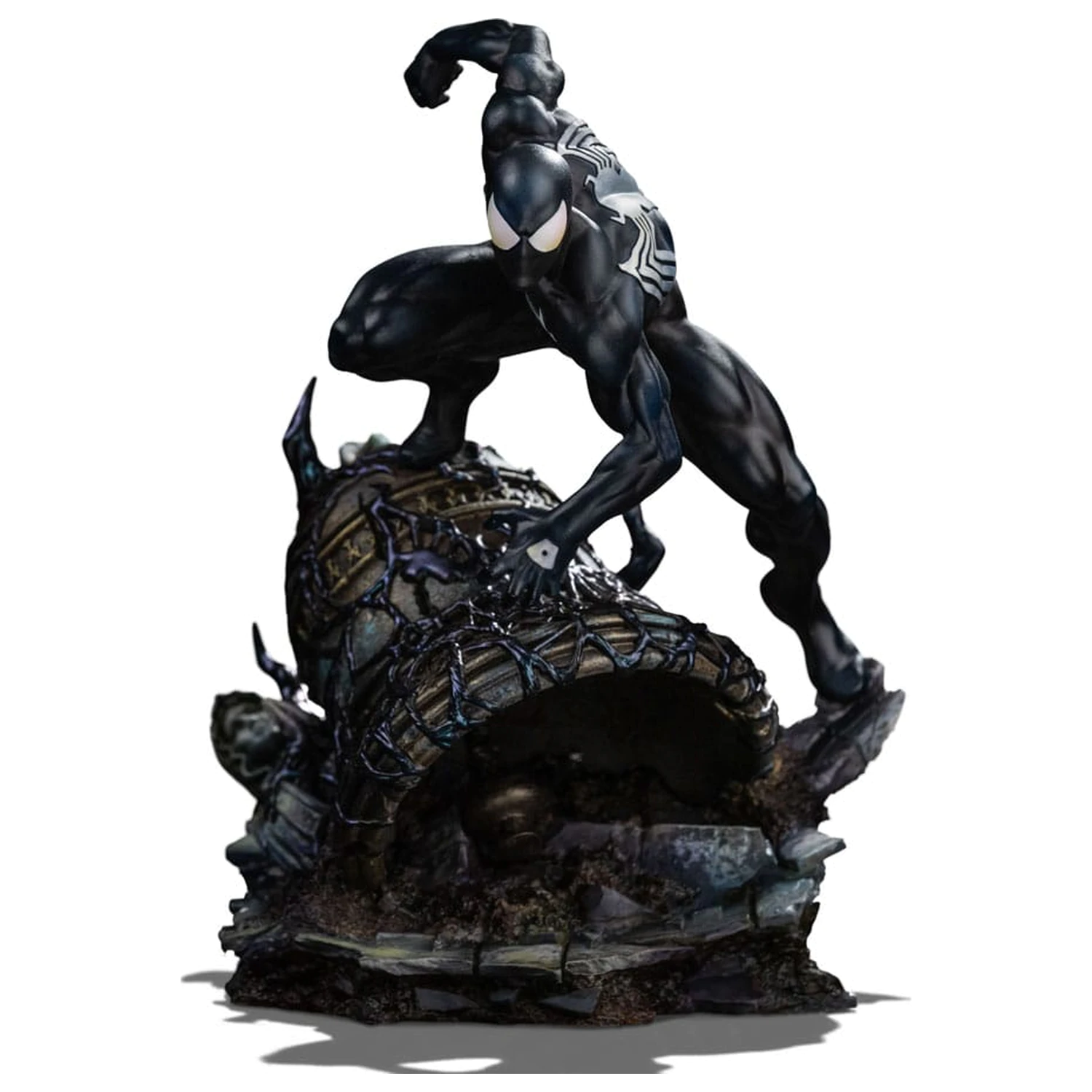 Marvel BDS Art Scale soška 1/10 Spider-Man Black Costume 20 cm fotografii produktu