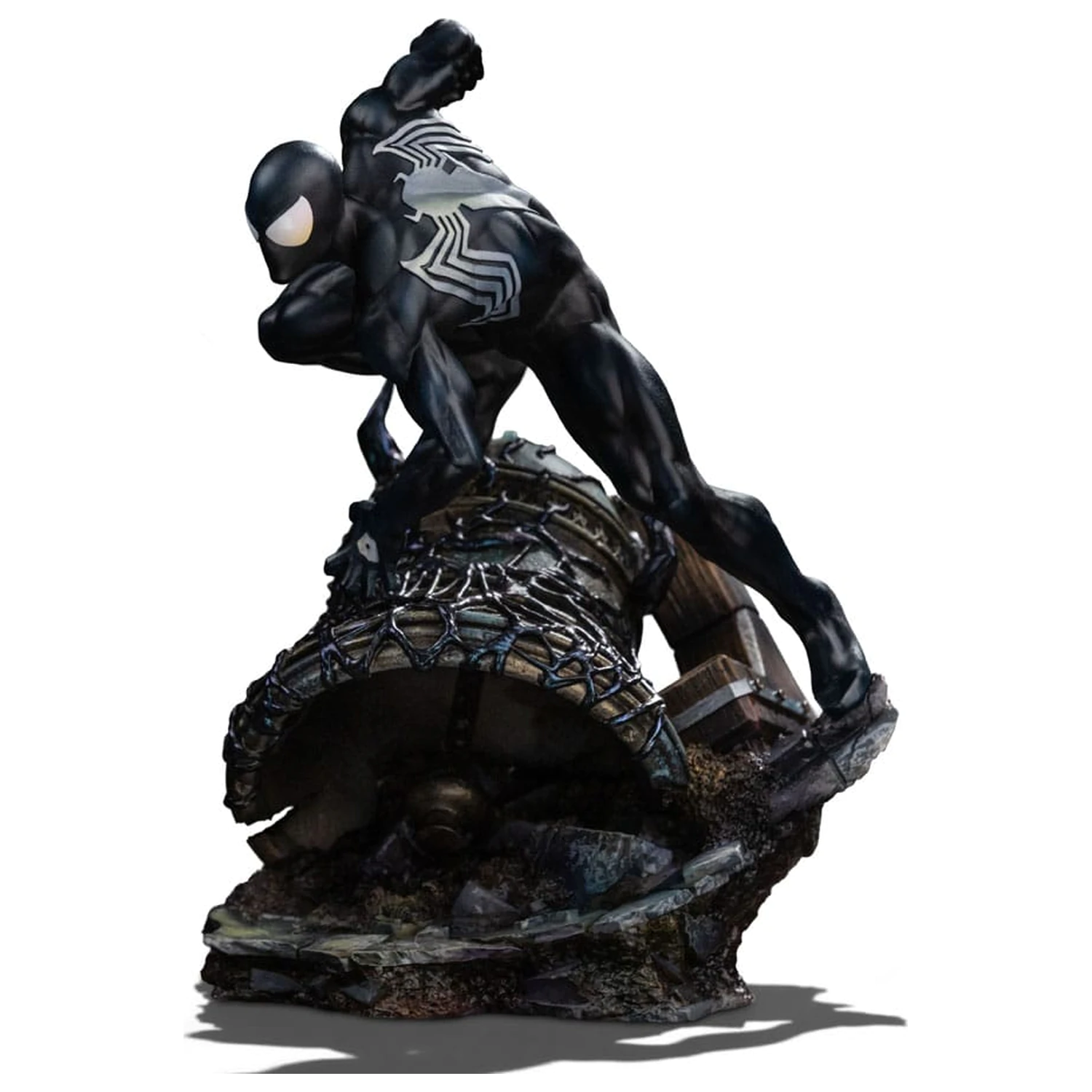 Marvel BDS Art Scale soška 1/10 Spider-Man Black Costume 20 cm fotografii produktu