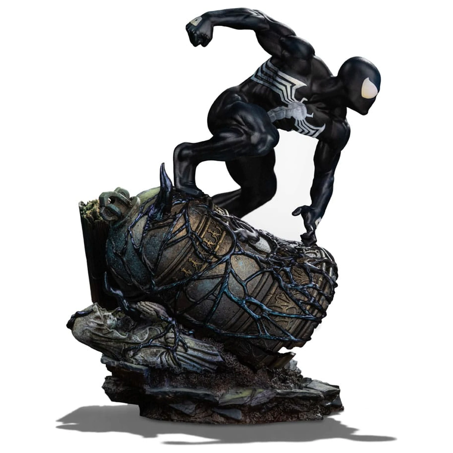 Marvel BDS Art Scale soška 1/10 Spider-Man Black Costume 20 cm fotografii produktu