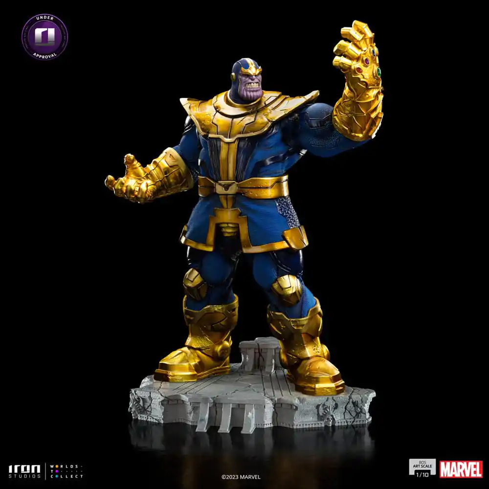 Marvel BDS Art Scale Socha 1/10 Thanos Infinity Gaunlet Diorama 30 cm fotografii produktu
