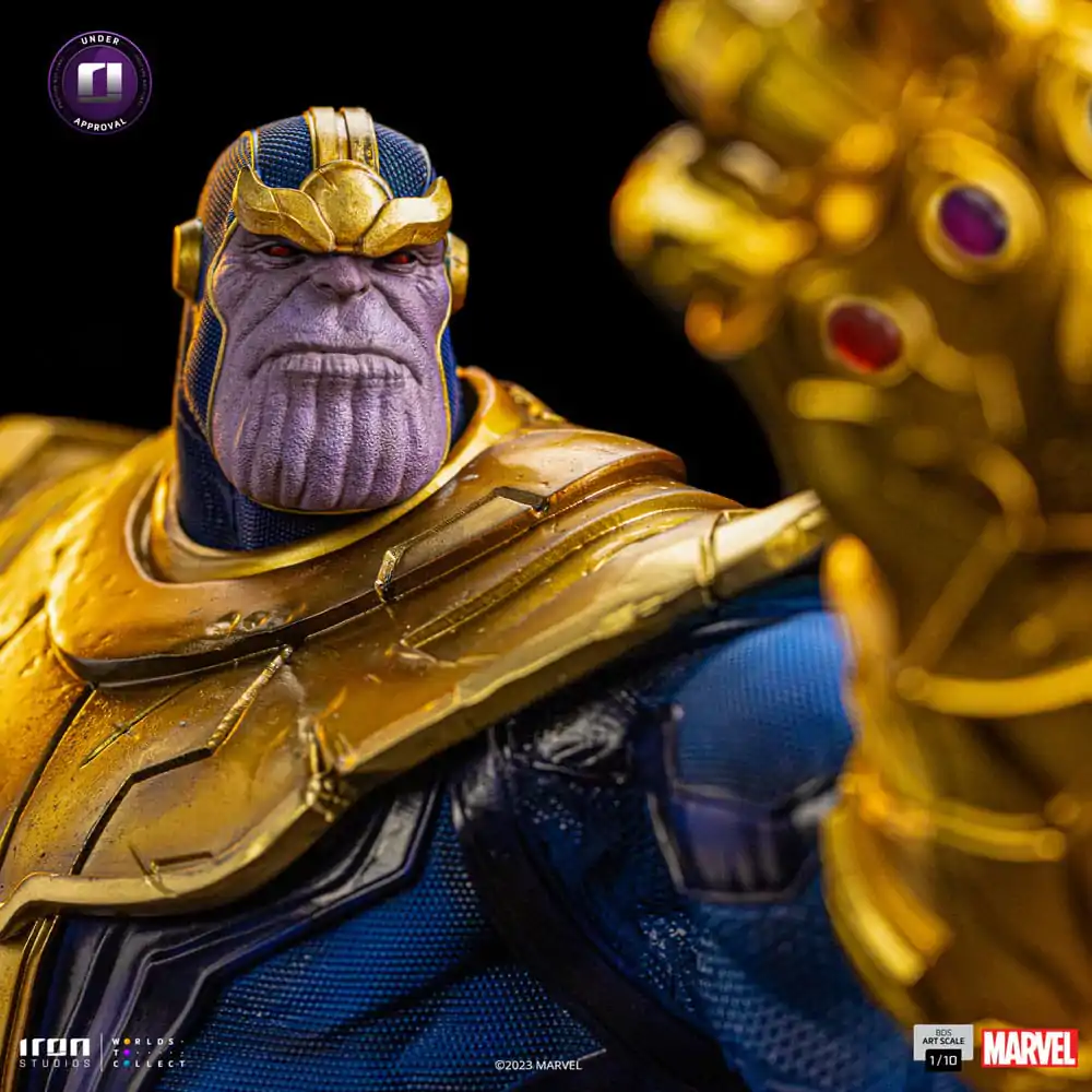 Marvel BDS Art Scale Socha 1/10 Thanos Infinity Gaunlet Diorama 30 cm fotografii produktu