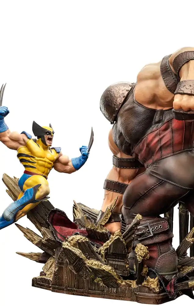 Marvel BDS Art Scale Socha 1/10 Wolverine vs Juggernaut heo EU Exclusive 30 cm fotografii produktu