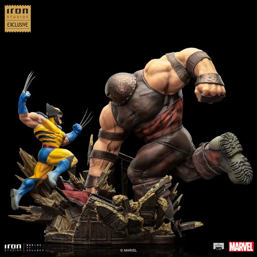 Marvel BDS Art Scale Socha 1/10 Wolverine vs Juggernaut heo EU Exclusive 30 cm fotografii produktu