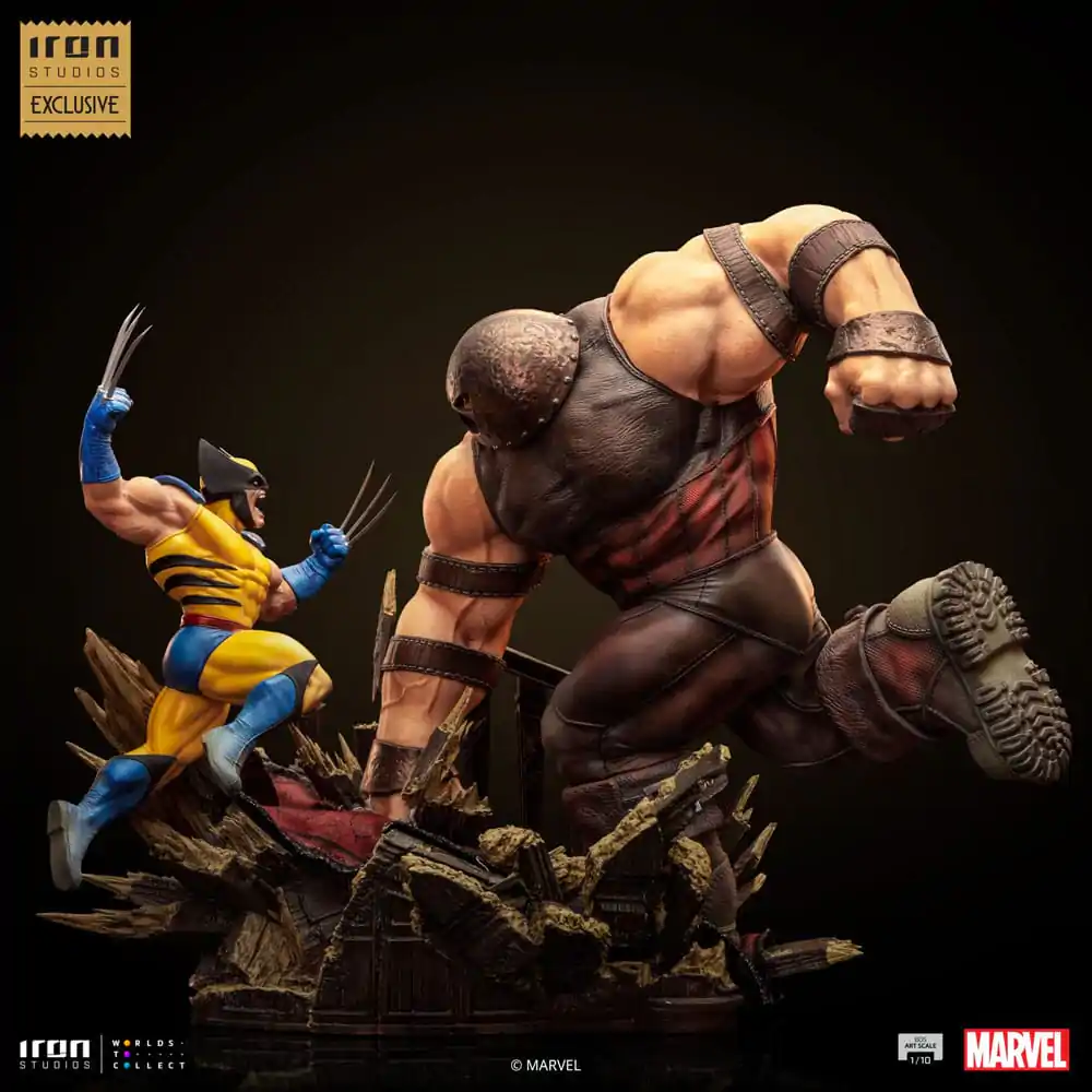 Marvel BDS Art Scale Socha 1/10 Wolverine vs Juggernaut heo EU Exclusive 30 cm fotografii produktu