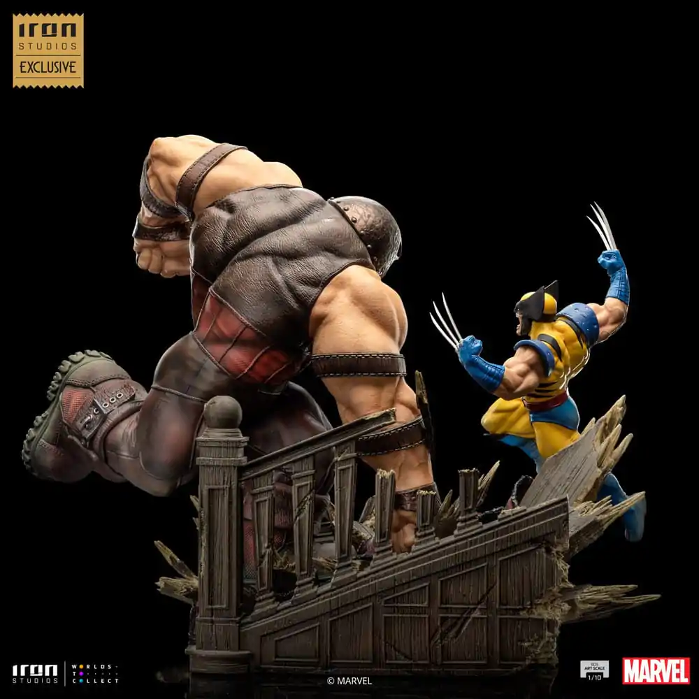 Marvel BDS Art Scale Socha 1/10 Wolverine vs Juggernaut heo EU Exclusive 30 cm fotografii produktu