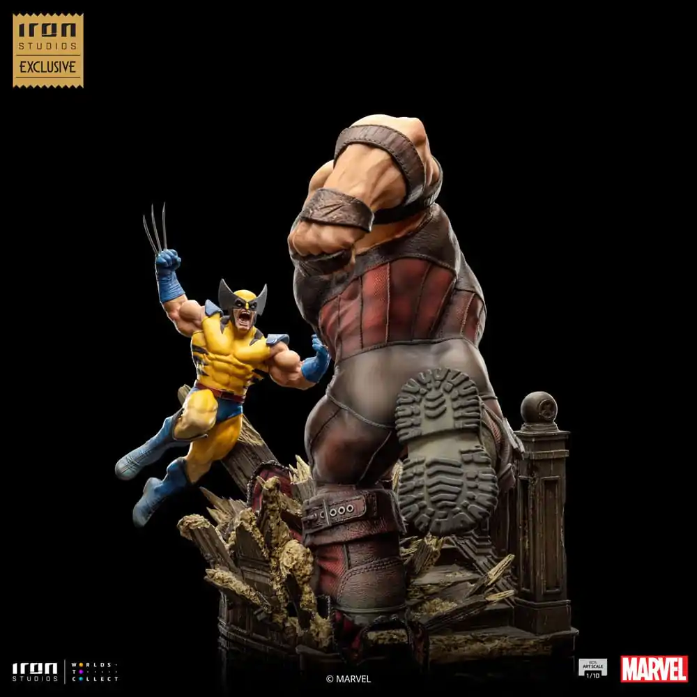 Marvel BDS Art Scale Socha 1/10 Wolverine vs Juggernaut heo EU Exclusive 30 cm fotografii produktu