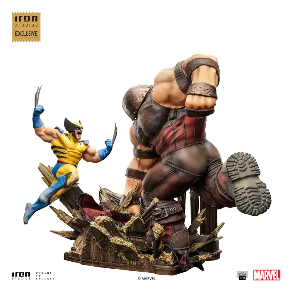 Marvel BDS Art Scale Socha 1/10 Wolverine vs Juggernaut heo EU Exclusive 30 cm fotografii produktu