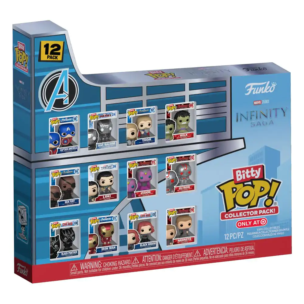 Marvel Bitty Funko POP! vinylová figurka 12-balení Infinity Saga 2,5 cm fotografii produktu