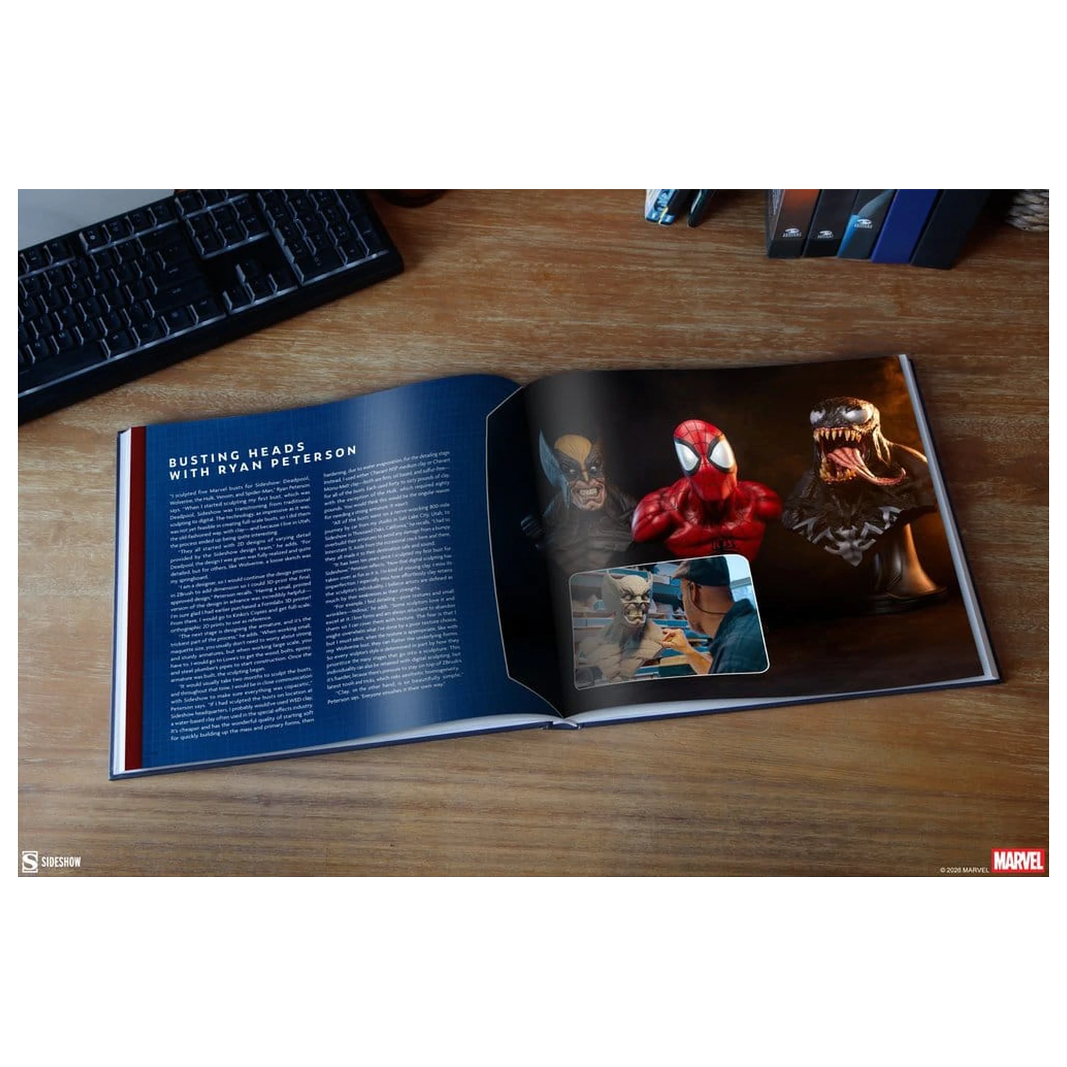 Marvel Kniha Sběr vesmíru: The Art of Sideshow (Pevná vazba) fotografii produktu