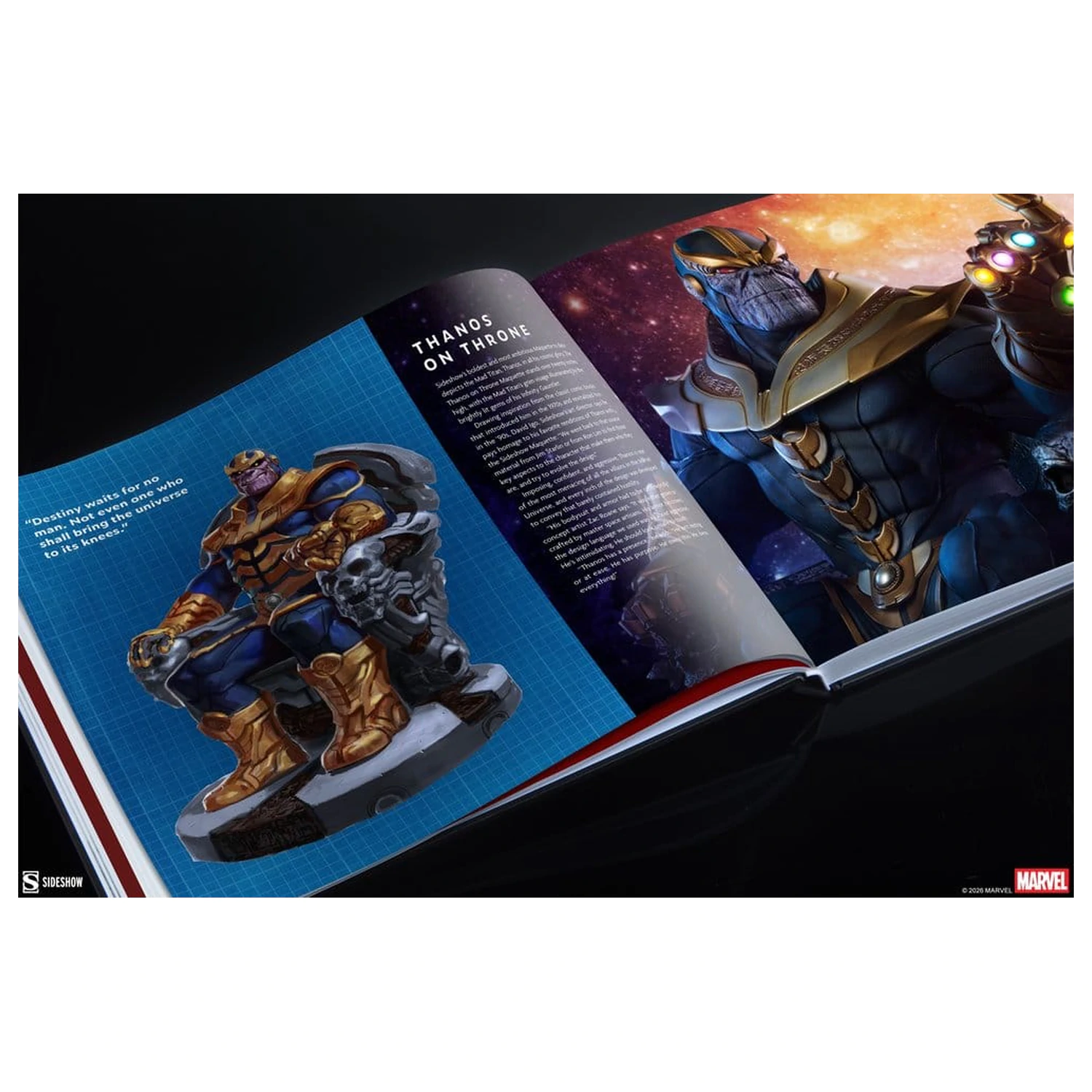 Marvel Kniha Sběr vesmíru: The Art of Sideshow (Pevná vazba) fotografii produktu