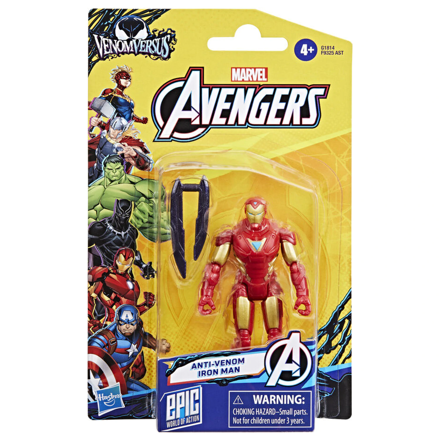 Marvel Avengers Anti-Venom Iron Man figurka 10cm fotografii produktu