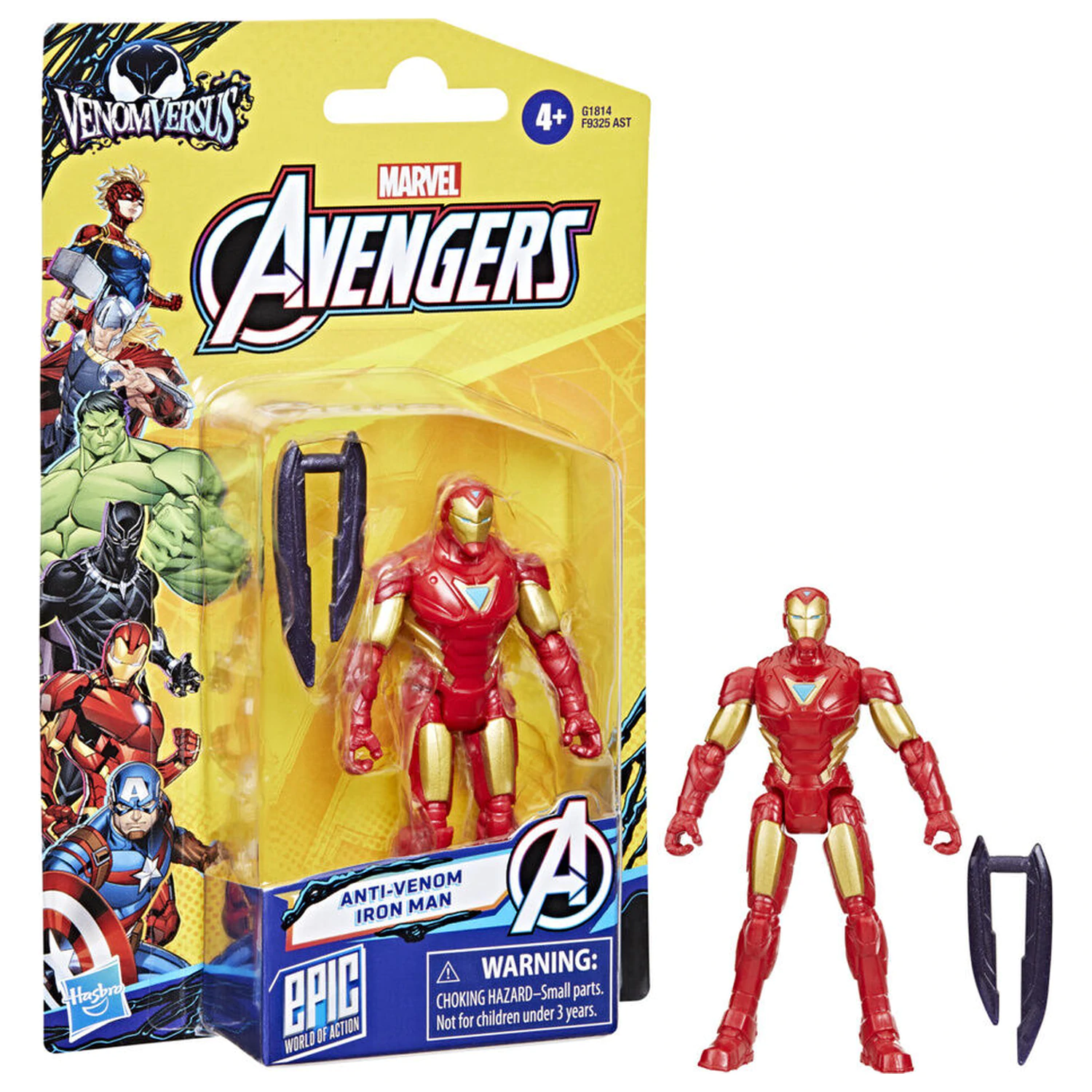 Marvel Avengers Anti-Venom Iron Man figurka 10cm fotografii produktu