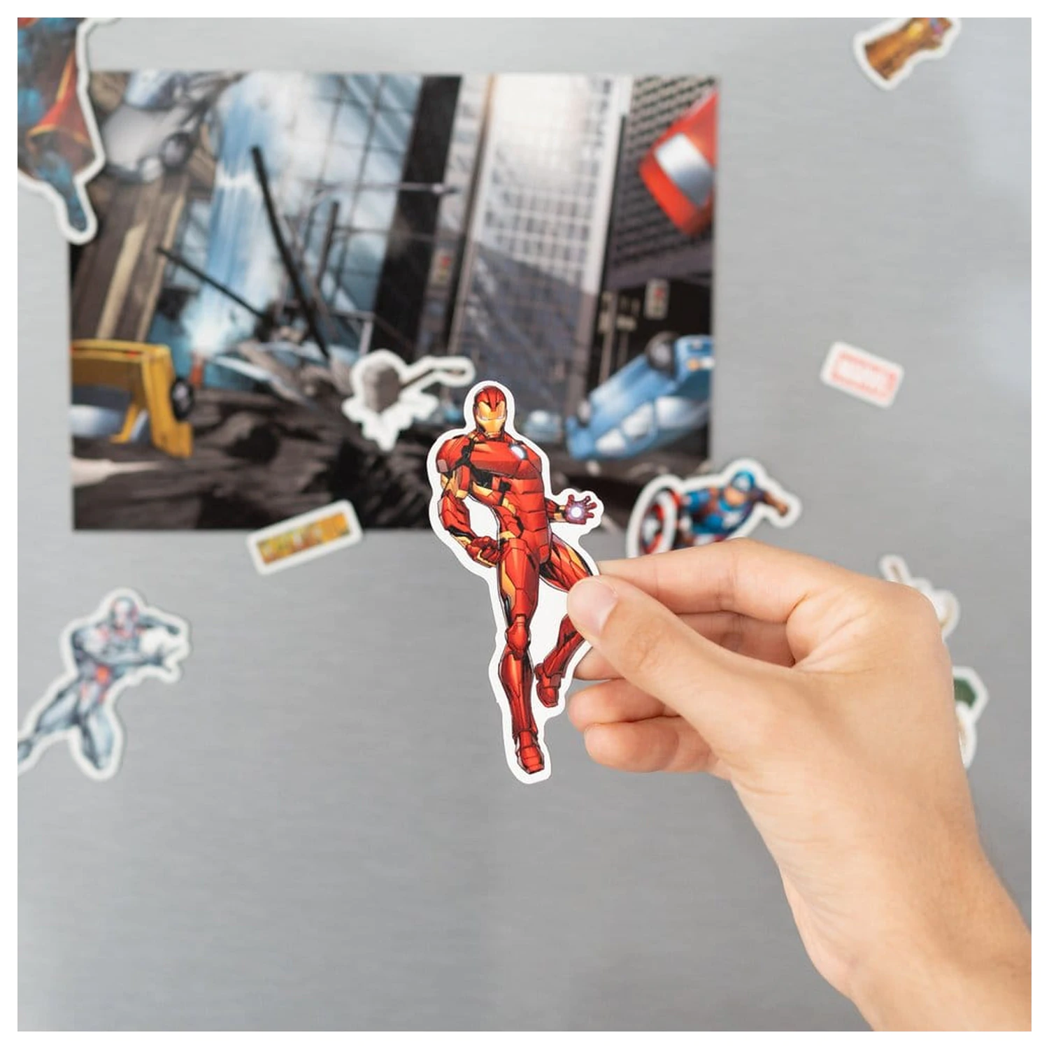 Marvel Die-Cut Magnet Set Avengers fotografii produktu