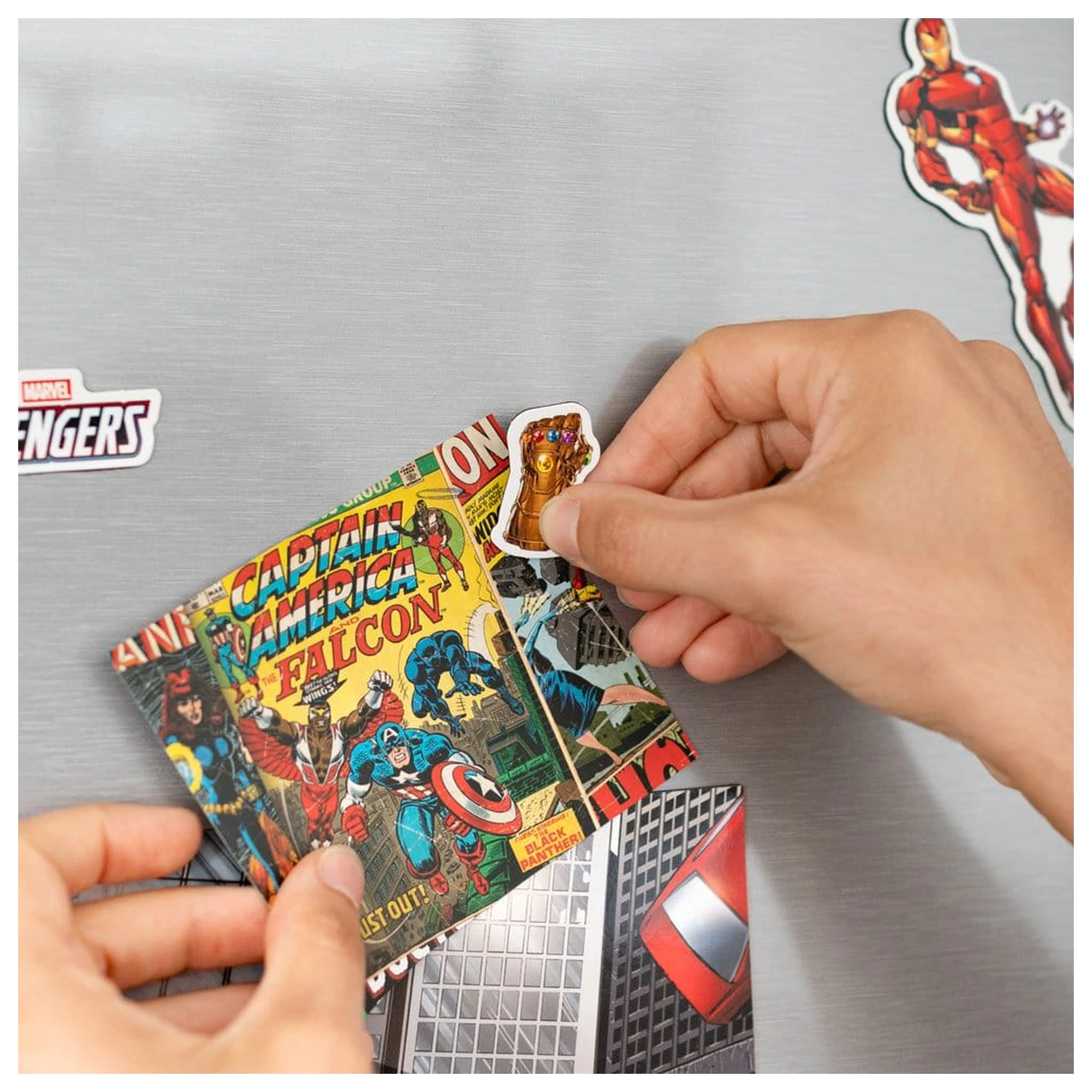 Marvel Die-Cut Magnet Set Avengers fotografii produktu