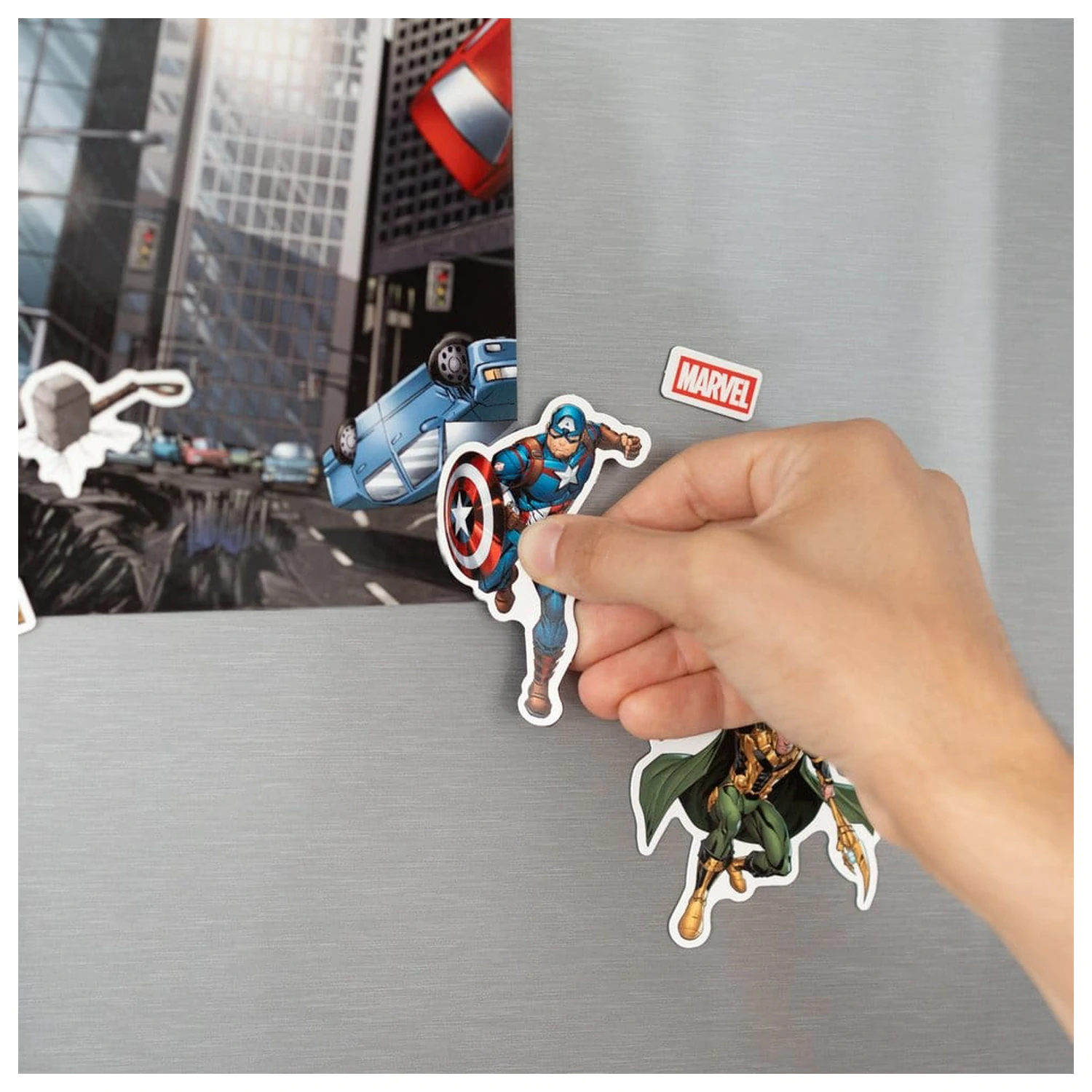Marvel Die-Cut Magnet Set Avengers fotografii produktu