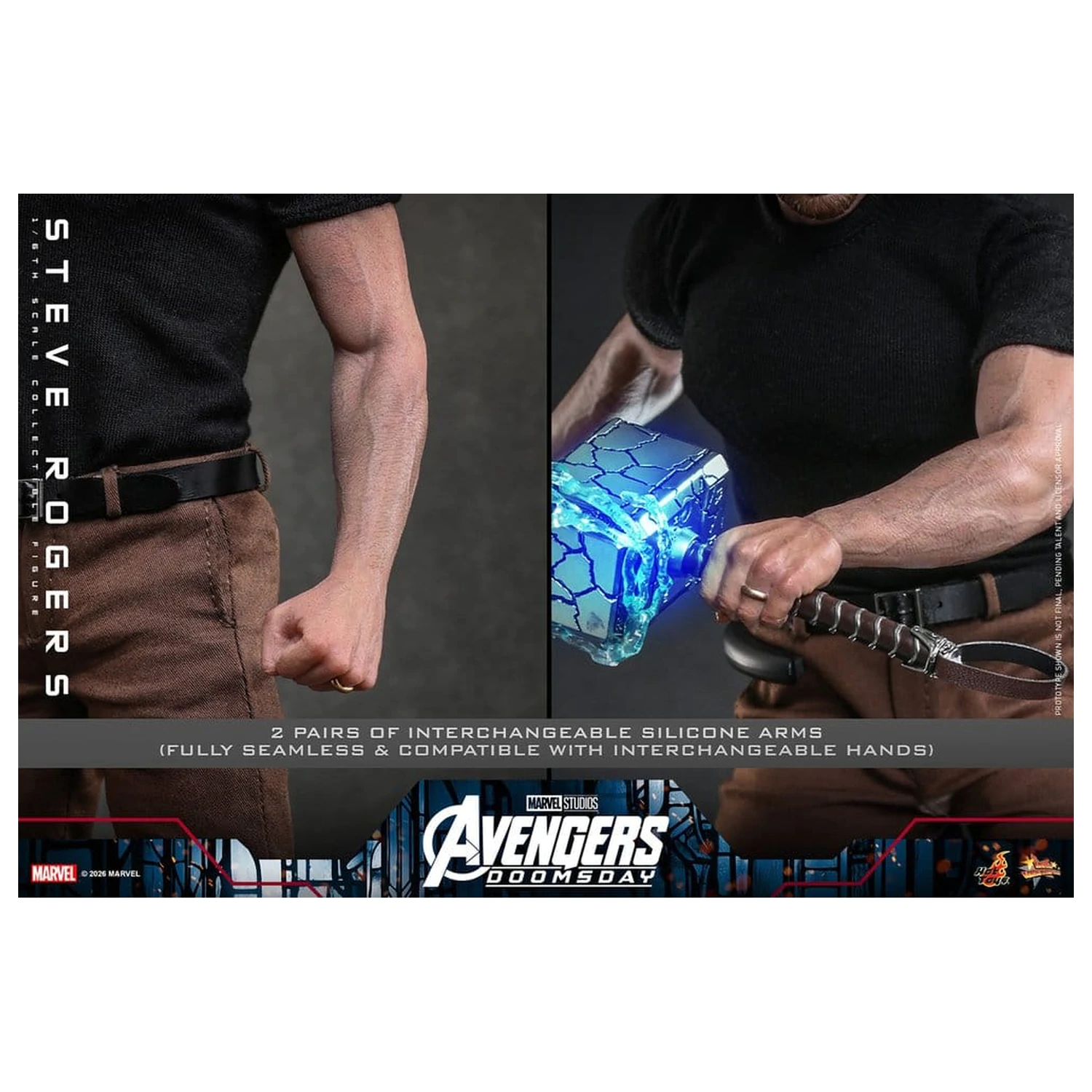 Marvel Avengers: Doomsday Movie Masterpiece Akční figurka 1/6 Steve Rogers 31 cm fotografii produktu