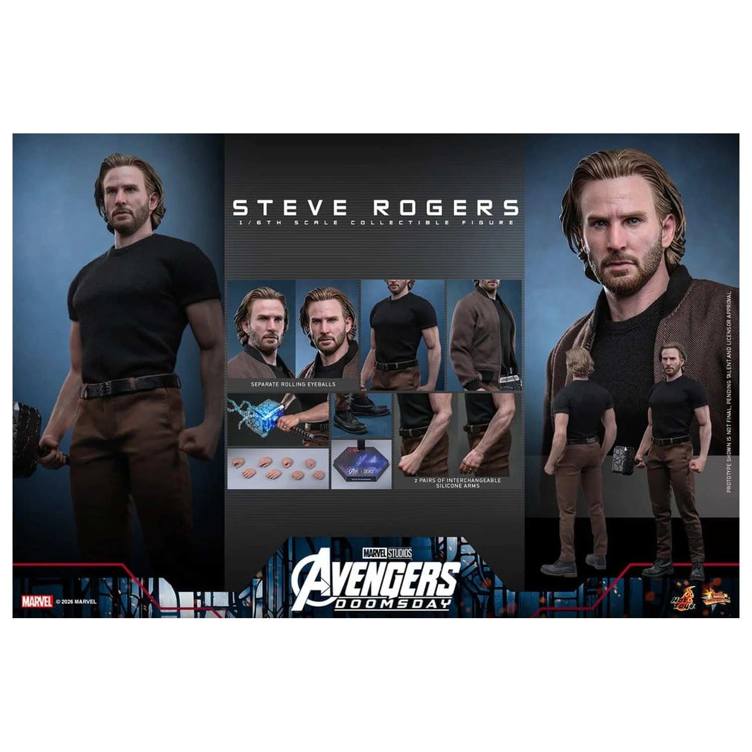 Marvel Avengers: Doomsday Movie Masterpiece Akční figurka 1/6 Steve Rogers 31 cm fotografii produktu