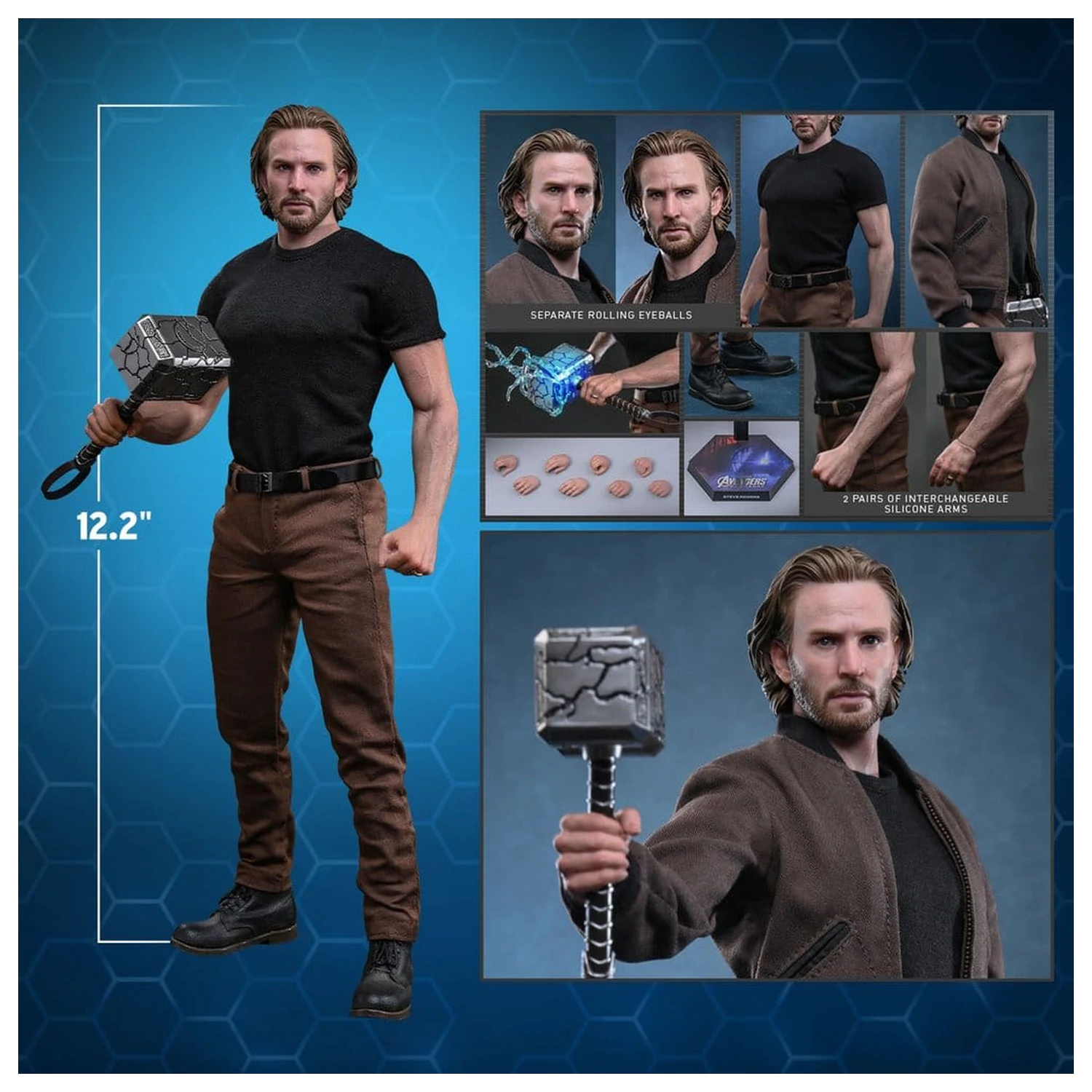 Marvel Avengers: Doomsday Movie Masterpiece Akční figurka 1/6 Steve Rogers 31 cm fotografii produktu