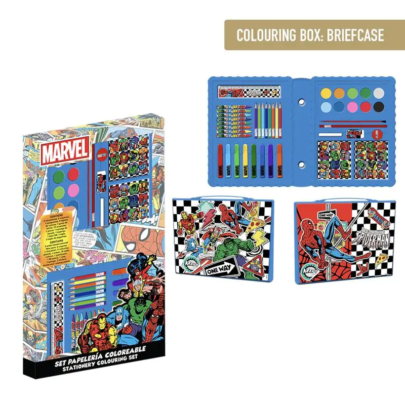 Marvel Avengers omalovánky stationery set fotografii produktu