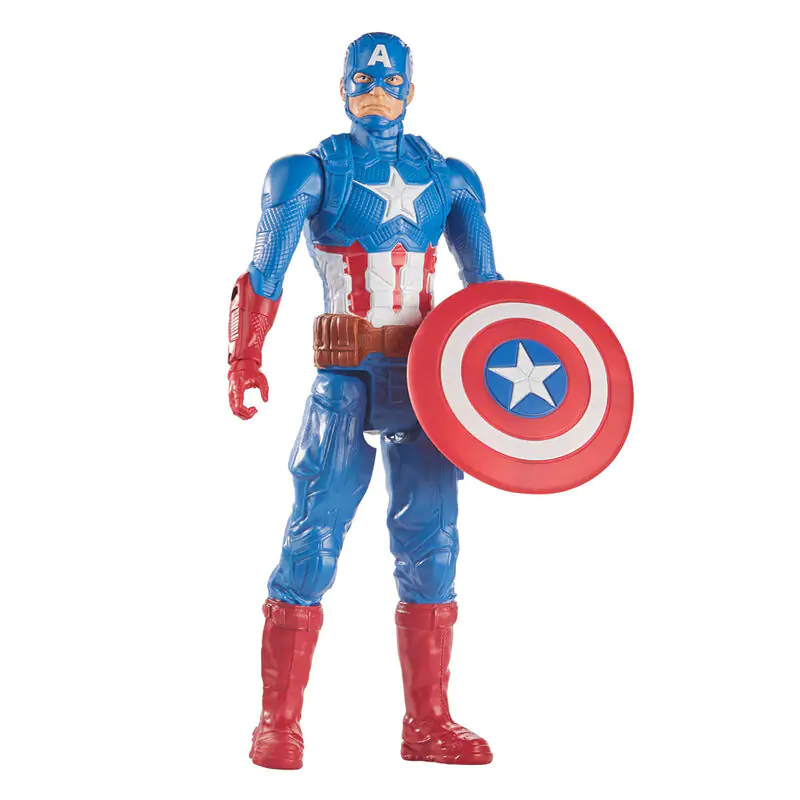 Marvel Avengers Titan Hero Captain America deluxe figurka 30 cm fotografii produktu