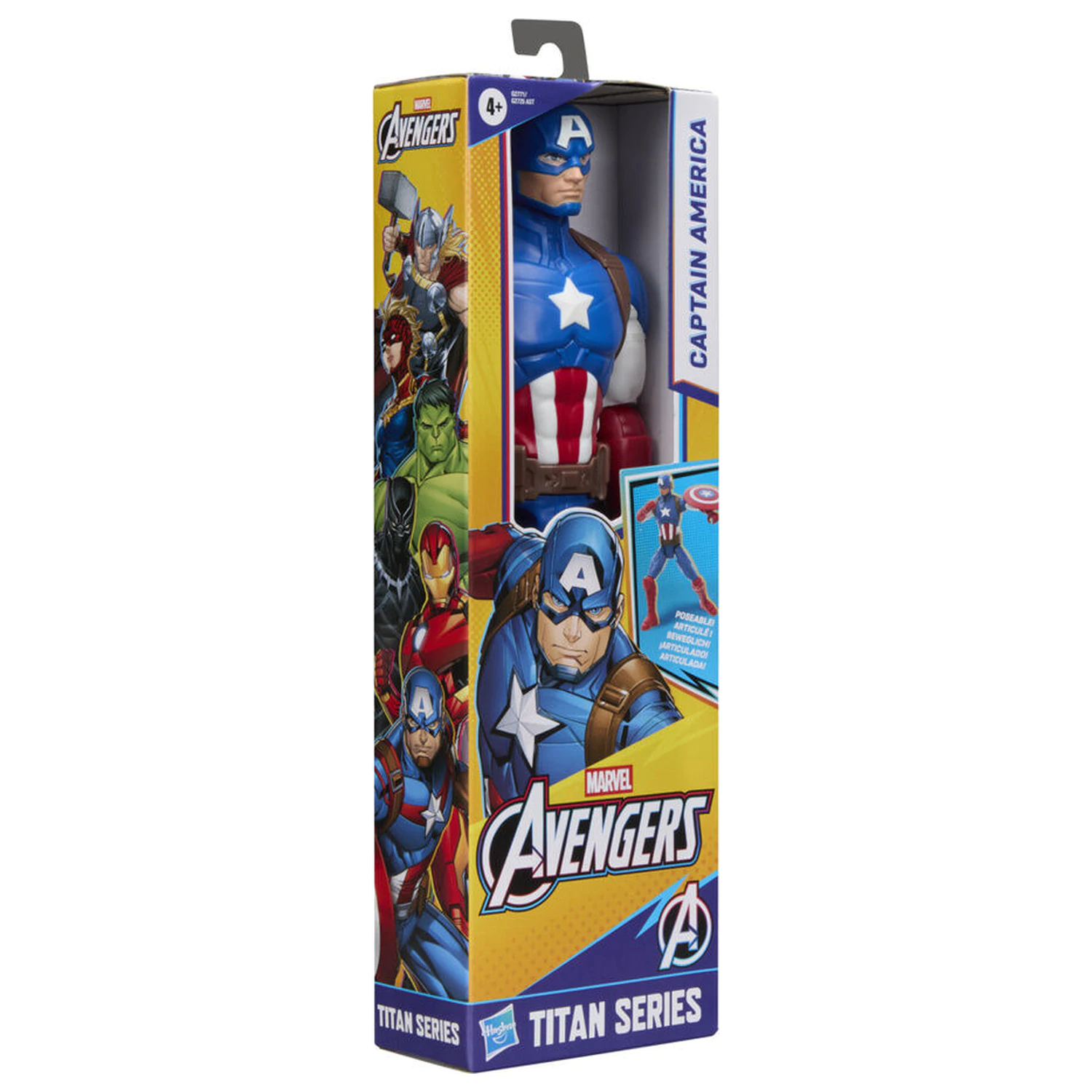 Marvel Avengers Titan Series Captain America figurka 30 cm fotografii produktu