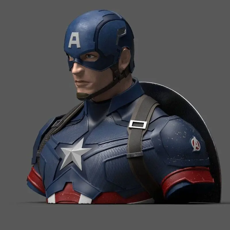 Marvel Avengers Endgame Captain America busta kasička 20cm fotografii produktu