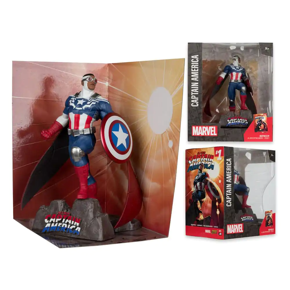 Marvel Collection PVC Socha 1/10 Captain America (All-New Captain America #1) 17 cm fotografii produktu