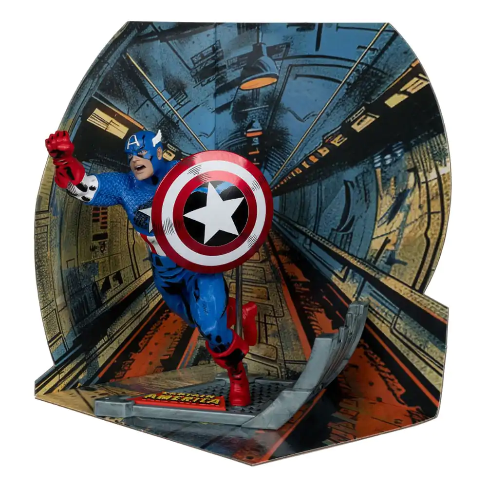 Marvel Collection PVC soška 1/10 Captain America (Captain America #100) 12 cm fotografii produktu