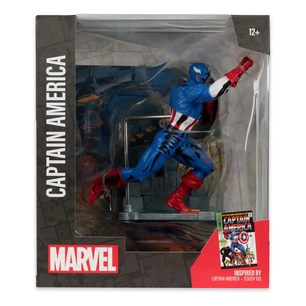 Marvel Collection PVC soška 1/10 Captain America (Captain America #100) 12 cm fotografii produktu