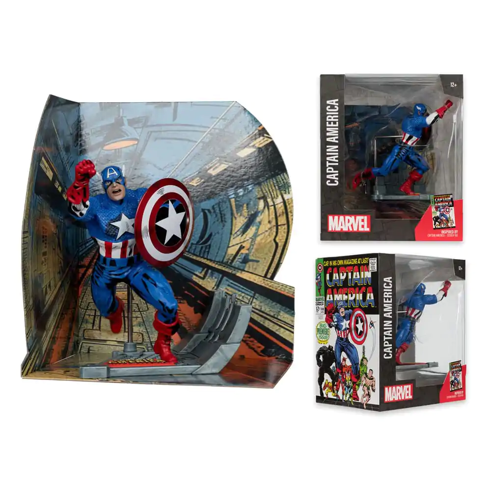 Marvel Collection PVC soška 1/10 Captain America (Captain America #100) 12 cm fotografii produktu