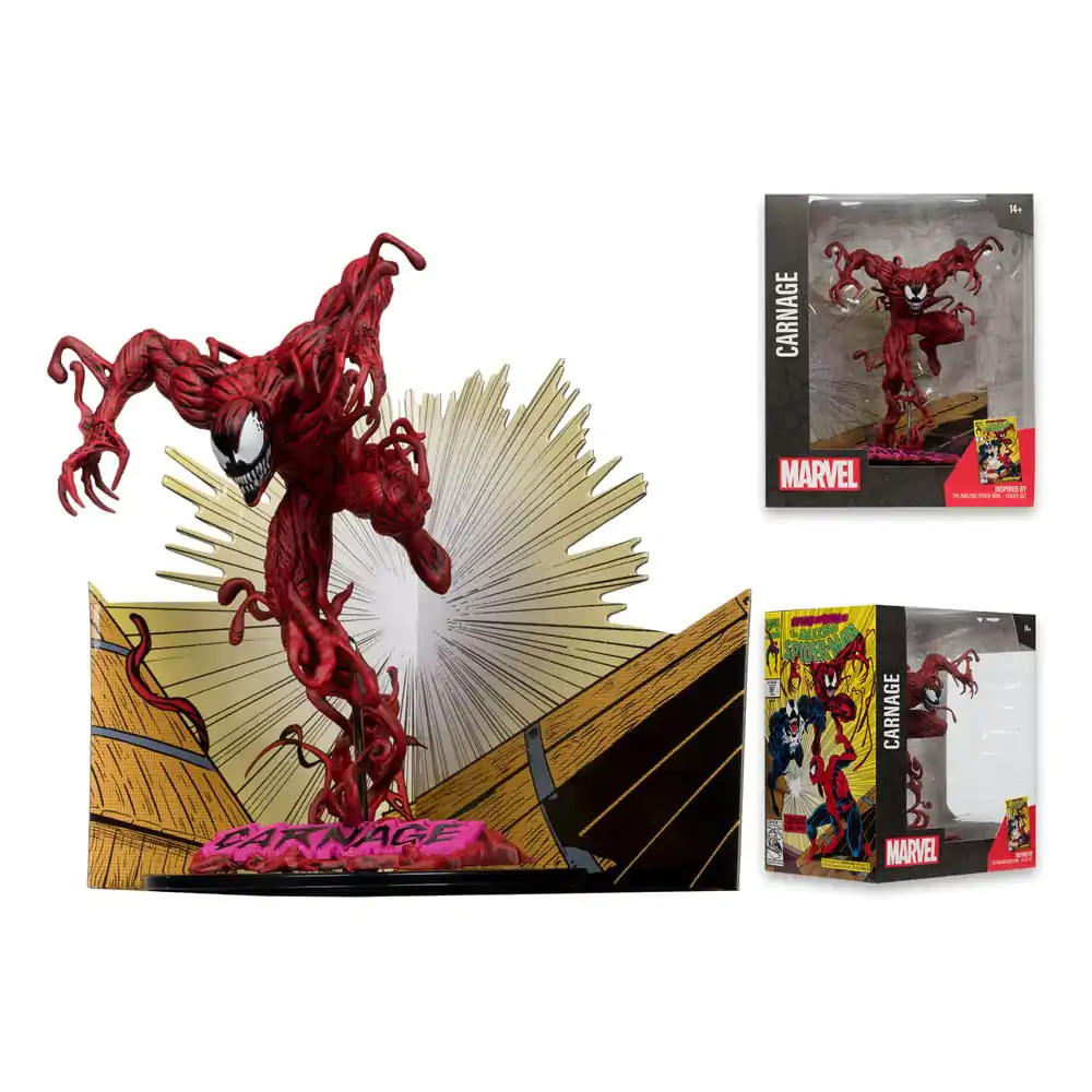 Marvel Collection PVC Socha 1/10 Carnage (The Amazing Spider-Man #362) 18 cm fotografii produktu