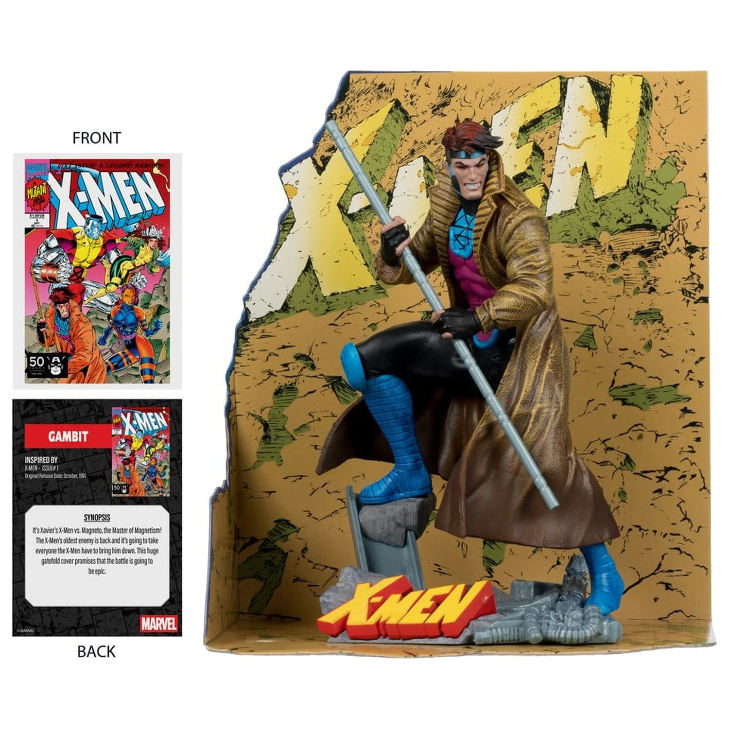 Marvel Collection PVC socha 1/10 Gambit (X-Men #1) 18 cm fotografii produktu