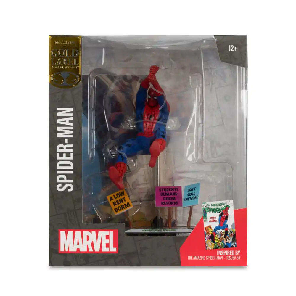 Marvel Collection PVC Socha 1/10 Spider-Man (The Amazing Spider-Man #68) (Gold Label) 15 cm fotografii produktu