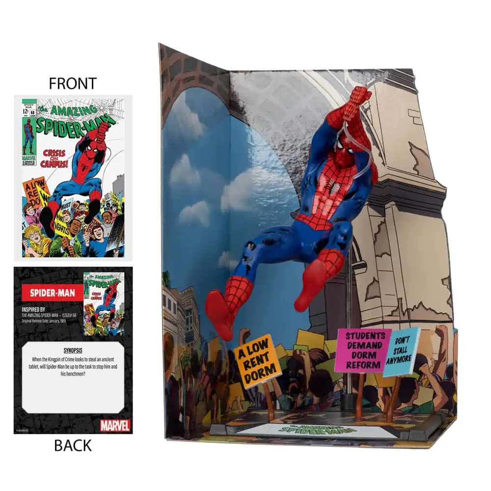 Marvel Collection PVC Socha 1/10 Spider-Man (The Amazing Spider-Man #68) (Gold Label) 15 cm fotografii produktu