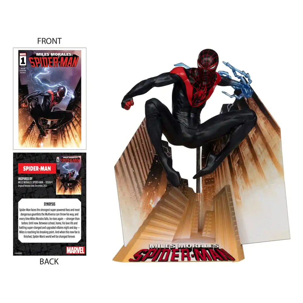 Marvel kolekce PVC soška 1/10 Spider-Man (Miles Morales: Spider-Man #1) 13 cm fotografii produktu