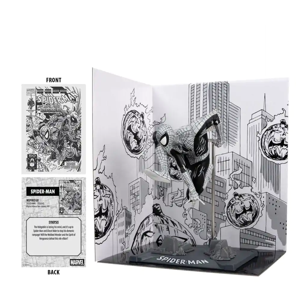 Marvel Collection PVC Soška 1/10 Spider-Man (Spider-Man #6)(Line Art)(Gold Label) 10 cm fotografii produktu