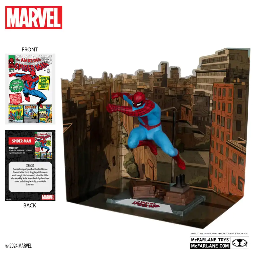 Marvel Collection PVC Socha 1/10 Spider-Man (The Amazing Spider-Man #38) (Gold Label) 15 cm fotografii produktu