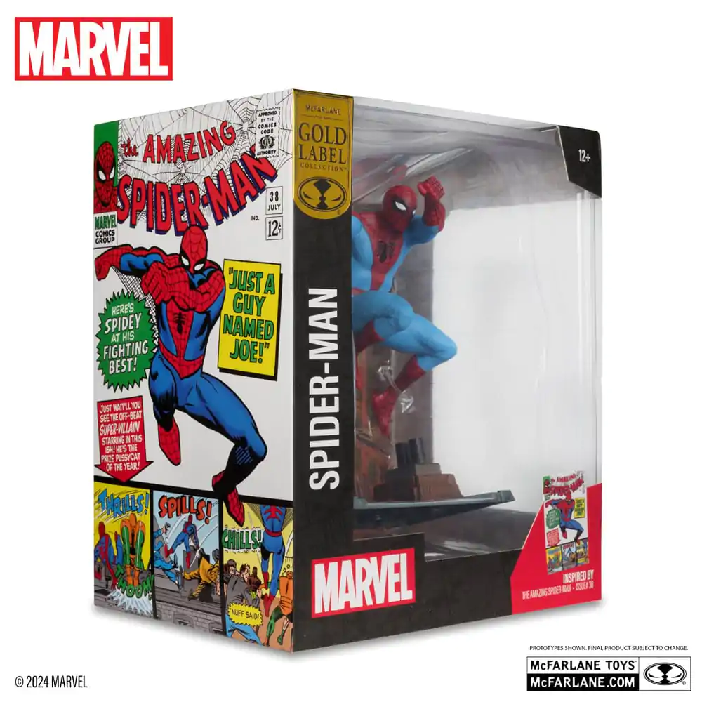 Marvel Collection PVC Socha 1/10 Spider-Man (The Amazing Spider-Man #38) (Gold Label) 15 cm fotografii produktu